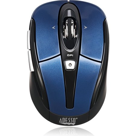 ADESSO PUBLISHING Adesso Blue 2.4Ghz Wireless Optical Mini Mouse, w/ Programmable IMOUSES60L